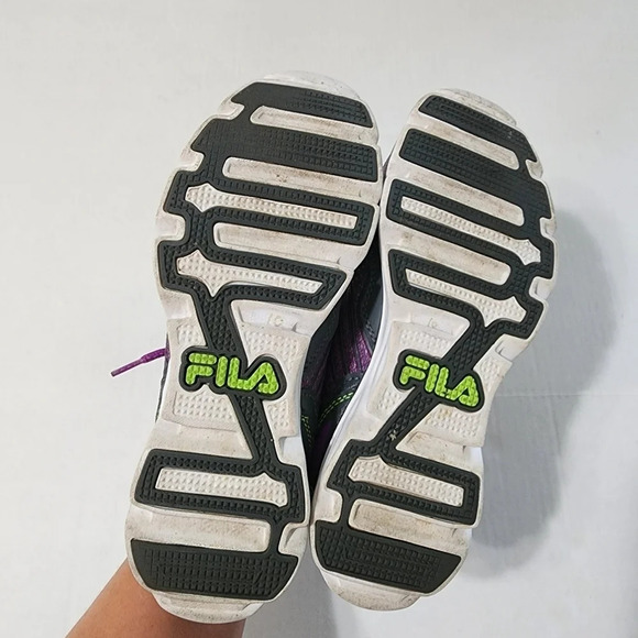 FILA Coolmax Fresh 3 Sneakers Purple Green Size7.5 - Picture 7 of 9